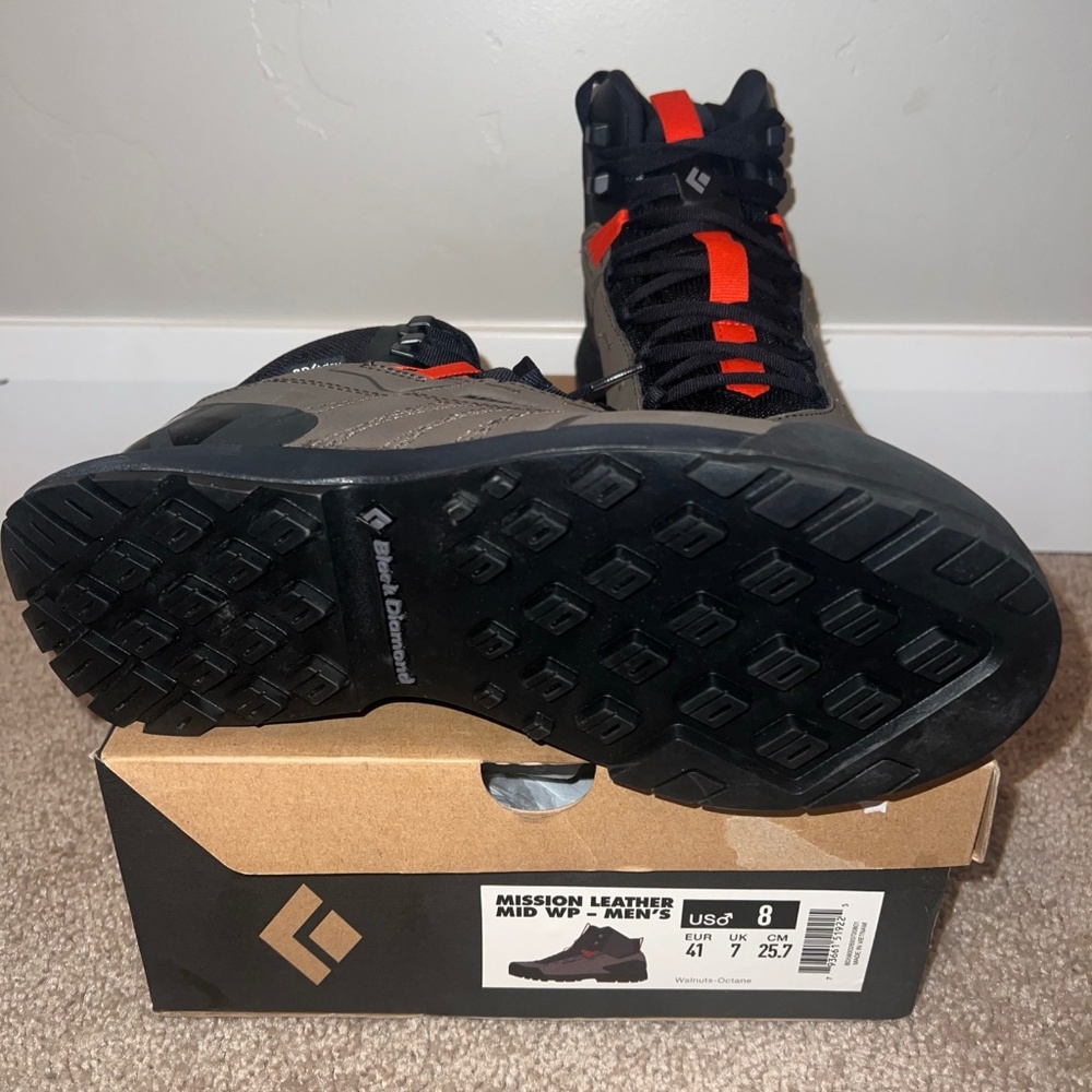 Black diamond mens 8 mission leather mid wp